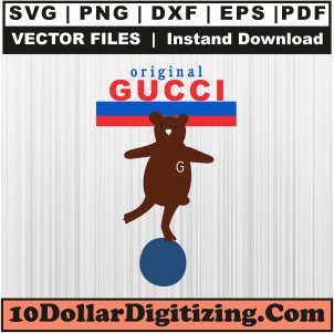 Original-Gucci-Bear-Svg,-Brand-Logo-Png-Vector,-Gucci--Svg-Cut-File-For-Cricut-Silhouette-Printable-Files