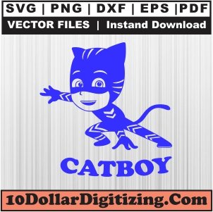PJ-Masks-CatBoy-Svg,-PJ-Masks-Png-Vector,-Cartoon-Svg-Cut-File-For-Cricut-Silhouette-Printable-Files