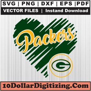 Packers-Heart-Svg,-Football-Team-Png-Vector,-Green-Bay-Packers-Svg-Cut-File-For-Cricut-Silhouette-Printable-Files