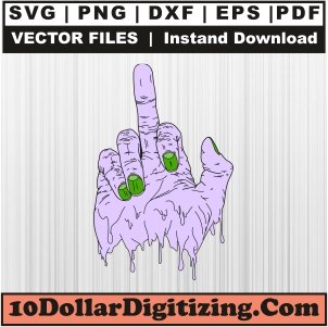 Pastel-Slime-Dripping-Svg,-Middle-Finger-Png-Vector,-Drip-Pastel-Slime-Hand-Svg-Cut-File-For-Cricut-Silhouette-Printable-Files