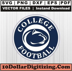 Penn-State-Nittany-Lions-Svg,-Football-Team-Png-Vector,-NCAA-Svg-Cut-File-For-Cricut-Silhouette-Printable-Files
