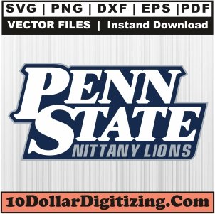 Penn-State-Nittany-Lions-Football-Svg,-NCAA-Team-Png-Vector,-Sports-Svg-Cut-File-For-Cricut-Silhouette-Printable-Files