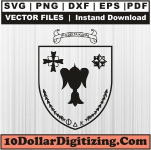 Phi-Delta-Kappa-Logo-Svg,-Phi-Delta-Kappa-Crest-Png-Vector,-Fraternity-Svg-Cut-File-For-Cricut-Silhouette-Printable-Files