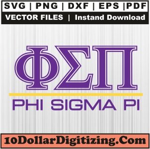 Phi-Sigma-Pi-Letter-Png,-Greek-Letter-Png-Vector,-Fraternity-Svg-Cut-File-For-Cricut-Silhouette-Printable-Files