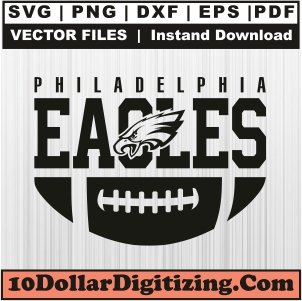 Philadelphia-Eagles-Football-Logo-Svg,-NFL-Png-Vector,-Sports-Svg-Cut-File-For-Cricut-Silhouette-Printable-Files