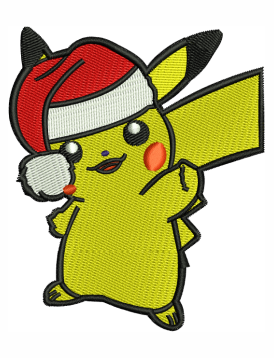 Pikachu-Christmas-Embroidery-Design