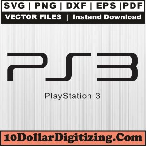 PlayStation-3-Logo-Vector-Download,-PS3-Logo-Png,-PlayStation-Svg-Cut-File-For-Cricut-Silhouette-Printable-Files