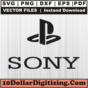 Sony-PlayStation-Vector,-PlayStation-PS-Png,-PlayStation-Svg-Cut-File-For-Cricut-Silhouette-Printable-Files