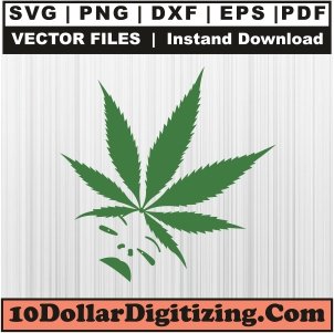 Chronic-Lady-Pot-Leaf-Svg,-Marijuana-Leaf-Png,-Cannabis-Leaf-Vector,-Weed-Quotes--Svg-Cut-File-For-Cricut-Silhouette-Printable-Files