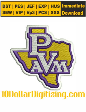 Prairie-View-A-and-M-Panthers-Embroidery-Design,-Prairie-View-A-and-M-Panthers-Football-Machine-Embroidery-Design,-Football-Brand-DST-File