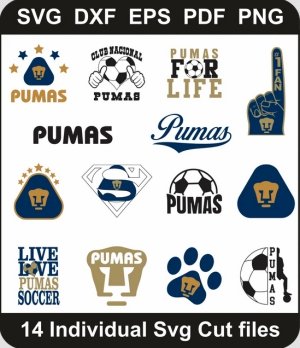Pumas-Fc-Logo-Svg-Pack,-Pumas-UNAM-Png-Bundle,-Football-Team-Svg-Cut-File-For-Cricut-Silhouette-Printable-Files