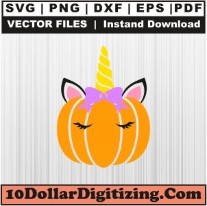 Pumpkin-Thanksgiving-Unicorn-Svg,-Autumn-Png-Vector,-Fall-Svg-Cut-File-For-Cricut-Silhouette-Printable-Files