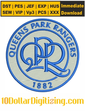 Queens-Park-Rangers-Fc-Embroidery-Design