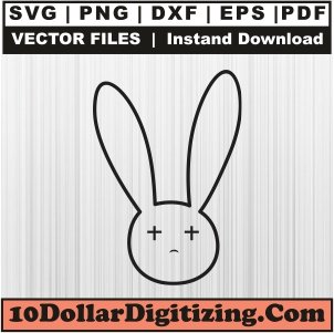 Bad-Bunny-Logo-Svg,-Bad-Rabbit-Png-Vector,-Bad-Bunny-Svg-Cut-File-For-Cricut-Silhouette-Printable-Files