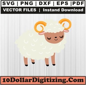 Ram-Arm-Sheep-Svg,-Sheep-Png-Vector,-Animal--Svg-Cut-File-For-Cricut-Silhouette-Printable-Files
