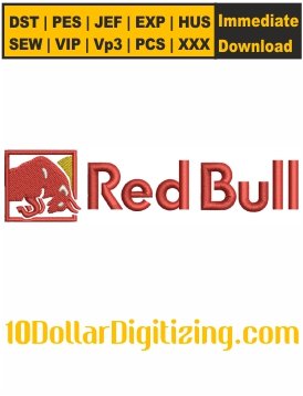 Red-Bull-Embroidery-Files,-Brand-Logo-Embroidery-Pattern,-Red-Bull-Drink-Logo-Machine-Embroidery-Designs-Download