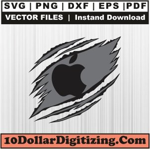 Ripped-Apple-Svg,-Apple-Logo-Png-Vector,-Brand-Logo-Svg-Cut-File-For-Cricut-Silhouette-Printable-Files