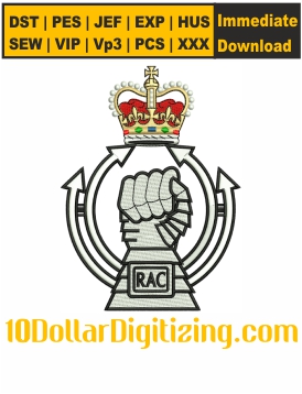 Royal-Armoured-Corps-Embroidery-Design