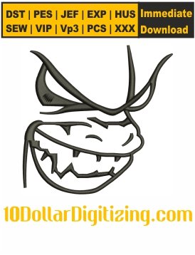 Samolepka-Na-Auto-Gorili-Zuby-Embroidery-Design,-Samolepka-Na-Auto-Gorilla-Zuby-Files-Instant-Download