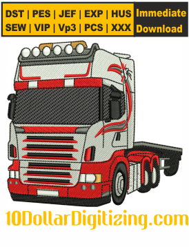 Scania-Semi-Truck-Embroidery-Design,-Scania-Truck-Machine-Embroidery-Design,-Scania-DST-File