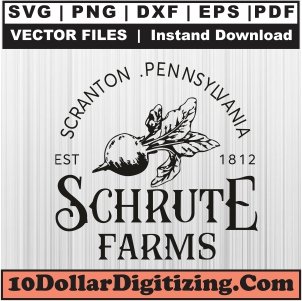 Schrute-Farms-Svg,-Bed-and-Breakfast-Png-Vector,-The-Office-Schrute-Farms-Svg-Cut-File-For-Cricut-Silhouette-Printable-Files