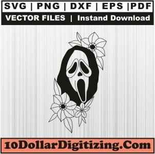 Scream-Movie-GhostFace-Svg,-Halloween-Ghost-Png-Vector,-Ghostface-Svg-Cut-File-For-Cricut-Silhouette-Printable-Files