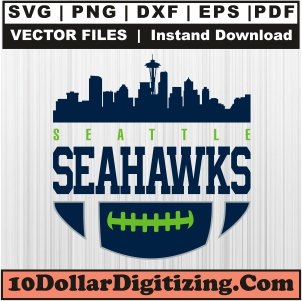 Seattle-Seahawks-Skyline-Football-Svg,-NFL-Team-Png-Vector,-Sports-Svg-Cut-File-For-Cricut-Silhouette-Printable-Files