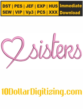 Sisters-Embroidery-Design
