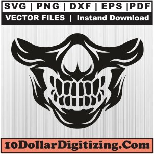 Skull-Mask-Vector,-Skull-Png,-Skull-Face-Svg-Cut-File-For-Cricut-Silhouette-Printable-Files