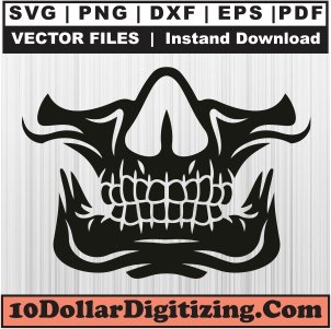 Skull-Mask-Svg,-Skull-Face-Png,-Skull-Svg-Cut-File-For-Cricut-Silhouette-Printable-Files