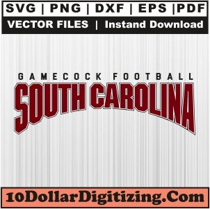 South-Carolina-Football-Svg,-NCAA-Team-Logo-Png-Vector,-Sports-Svg-Cut-File-For-Cricut-Silhouette-Printable-Files