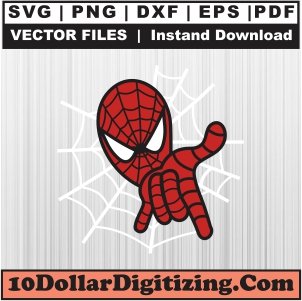 Spiderman-Svg,-Spiderman-with-Web-Png-Vector,-Spiderman-Logo-Svg-Cut-File-For-Cricut-Silhouette-Printable-Files