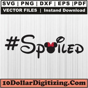 Spoiled-Svg,-Minnie-Head-Png-Vector,-Disney-Spoiled-Svg-Cut-File-For-Cricut-Silhouette-Printable-Files