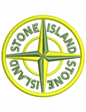 Stone Island Logo Embroidery Design | Stone Island Embroidery DST File ...