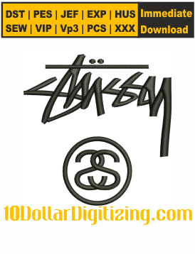 Stussy-Embroidery-Design,-Stussy-Logo-Machine-Embroidery-Design,-Stussy-Brand-DST-File
