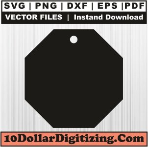 Octagon-Shape-Tag-Svg,-Tag-Png-Vector,-Octagon-Tag-Svg-Cut-File-For-Cricut-Silhouette-Printable-Files