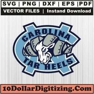 Carolina-Tar-Heels-Png-Transparent-,-NCAA-Team-Png-Vector,-Sports-Svg-Cut-File-For-Cricut-Silhouette-Printable-Files