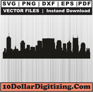 Tennessee-Tower-Svg,-Tennessee-Skyline-Png-Vector,-Tennessee-Svg-Cut-File-For-Cricut-Silhouette-Printable-Files