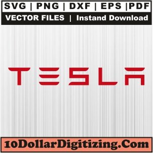 Tesla-Red-Logo-Png,-Tesla-Car-Vector,-Tesla-Svg-Cut-File-For-Cricut-Silhouette-Printable-Files