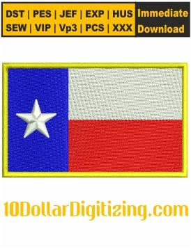 Texas-Flag-Embroidery-Design,-Texas-Star-Flag-Embroidery-Pattern,-Flag-Embroidery-Files-Instant-Download