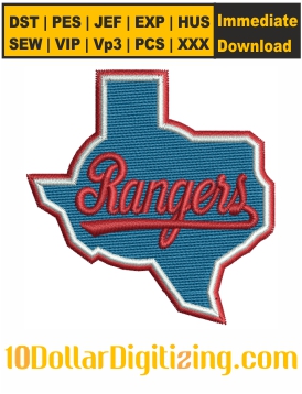 Texas-Rangers-Embroidery-Design