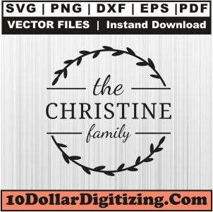 The-Christian-Family-Svg,-Monogram-Png-Vector,-Christian-Family-Svg-Cut-File-For-Cricut-Silhouette-Printable-Files-
