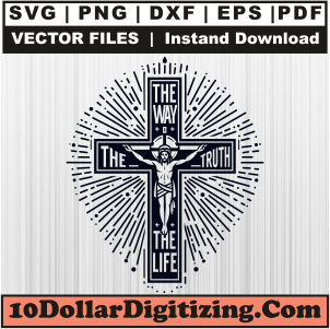 The-Way-The-Truth-The-Life-Jesus-Svg