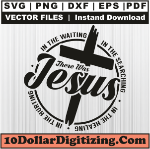 There-Was-Jesus-Black-Svg-Png