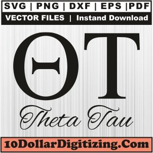 Theta-Tau-Greek-Letter-Png,-Fraternity-Vector,-Theta-Tu-Svg-Cut-File-For-Cricut-Silhouette-Printable-Files