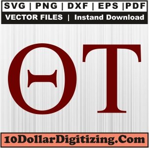 Theta-Tau-Letter-Svg,-College-Fraternity-Png-Vector,-Greek-Letter-Svg-Cut-File-For-Cricut-Silhouette-Printable-Files