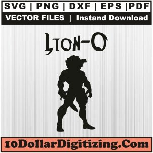 Lion-O-Logo-Svg,-Thunderian-Lion-Png-Vector,-ThunderCats-Svg-Cut-File-For-Cricut-Silhouette-Printable-Files
