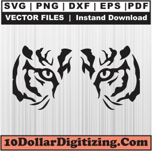 Tiger-Eyes-Svg,-Tiger-Png-Vector,-Animals-Svg-Cut-File-For-Cricut-Silhouette-Printable-Files