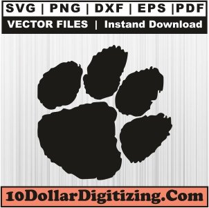 Tiger-Paw-Png-Transparent,-Tiger-Paw-Print-Vector,-Paw-Svg-Cut-File-For-Cricut-Silhouette-Printable-Files