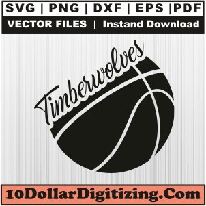 Timberwolves-Basketball-Png,-NBA-Team-Vector,-Minnesota-Timberwolves-Svg-Cut-File-For-Cricut-Silhouette-Printable-Files